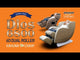 Dios Massage Chair 6D Dual Core Air Roller SL-track Dios-6800 Black/Gray